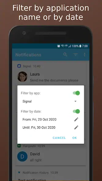 Скачать Notification History [Разблокированная версия] на Андроид