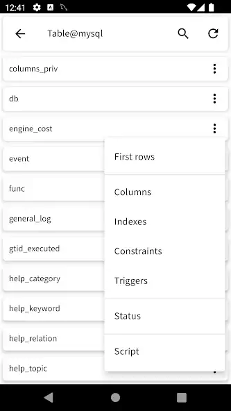 Скачать MySQL Viewer [Премиум версия] на Андроид