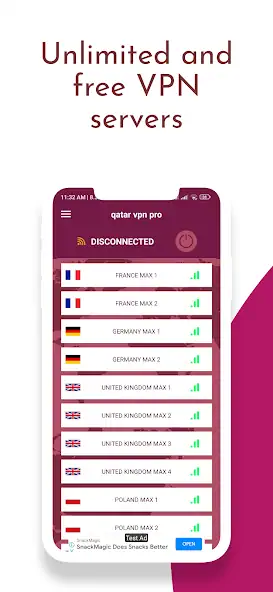 Скачать Qatar vpn 22 pro [Разблокированная версия] на Андроид