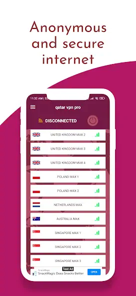 Скачать Qatar vpn 22 pro [Разблокированная версия] на Андроид