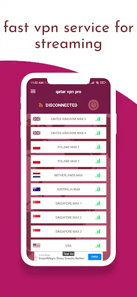 Скачать Qatar vpn 22 pro [Разблокированная версия] на Андроид