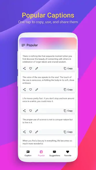 Скачать GetaInsta: Photo Caption Maker [Без рекламы] на Андроид