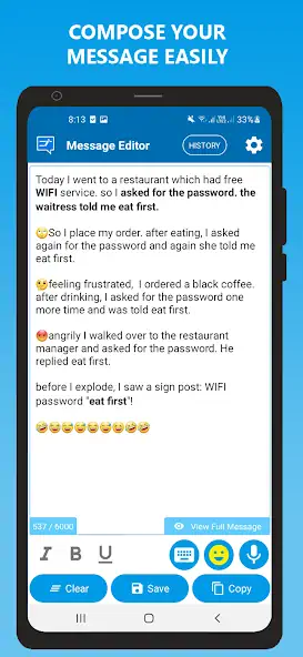 Скачать Message Editor [Полная версия] на Андроид