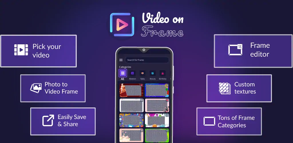 Скачать Video Frame Editor Video Maker [Премиум версия] на Андроид