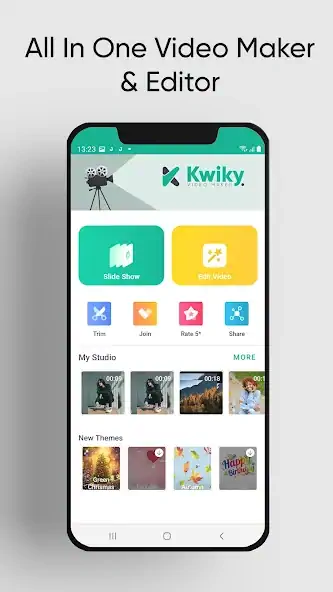 Скачать Kwiky - Photo Video Maker [Полная версия] на Андроид