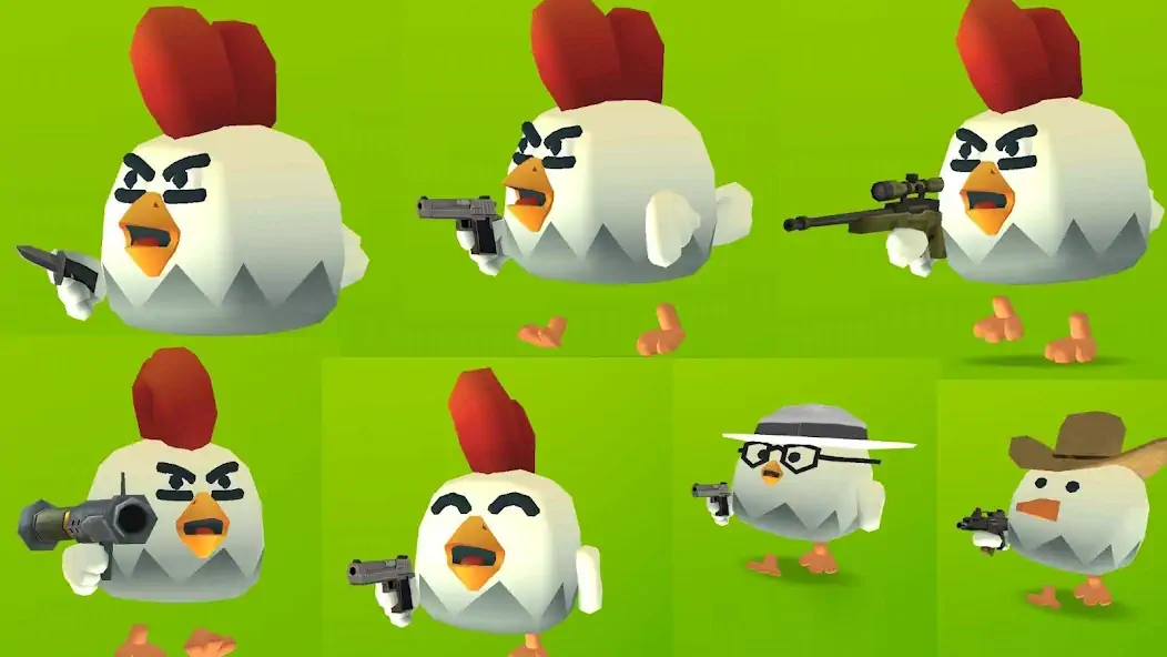 Скачать Chicken Gun (Чикен Ган) [MOD Бесконечные деньги] на Андроид