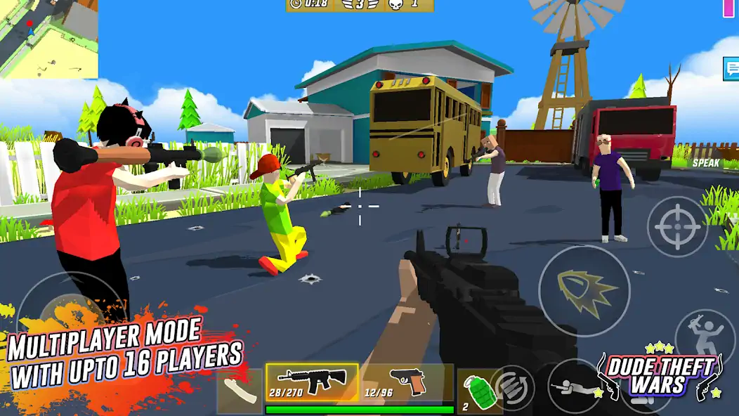 Скачать Dude Theft Wars: Offline games [MOD Бесконечные деньги] на Андроид