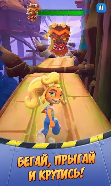 Скачать Crash Bandicoot: со всех ног! [MOD Бесконечные деньги] на Андроид