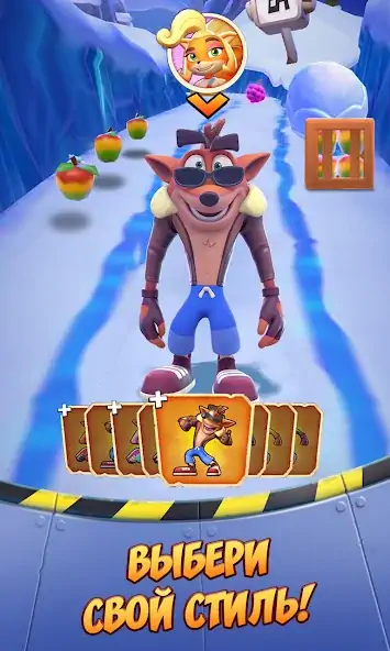 Скачать Crash Bandicoot: со всех ног! [MOD Бесконечные деньги] на Андроид