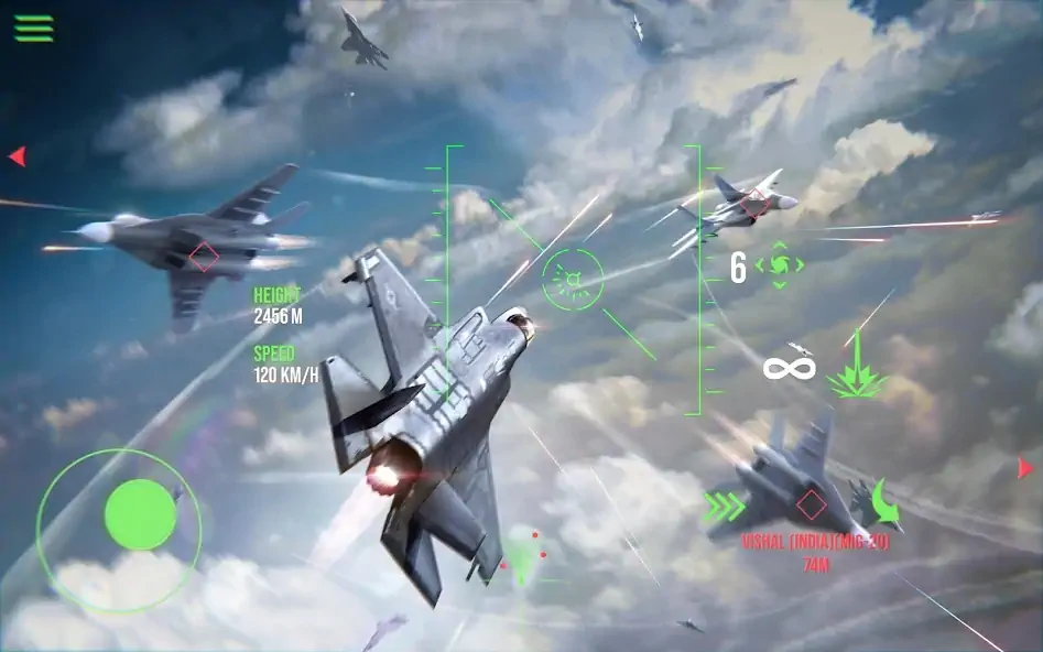 Скачать Modern Warplanes: ПвП шутер [MOD Бесконечные деньги] на Андроид
