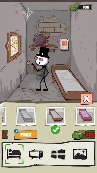 Скачать Prison Break: Stickman Story [MOD Много денег] на Андроид