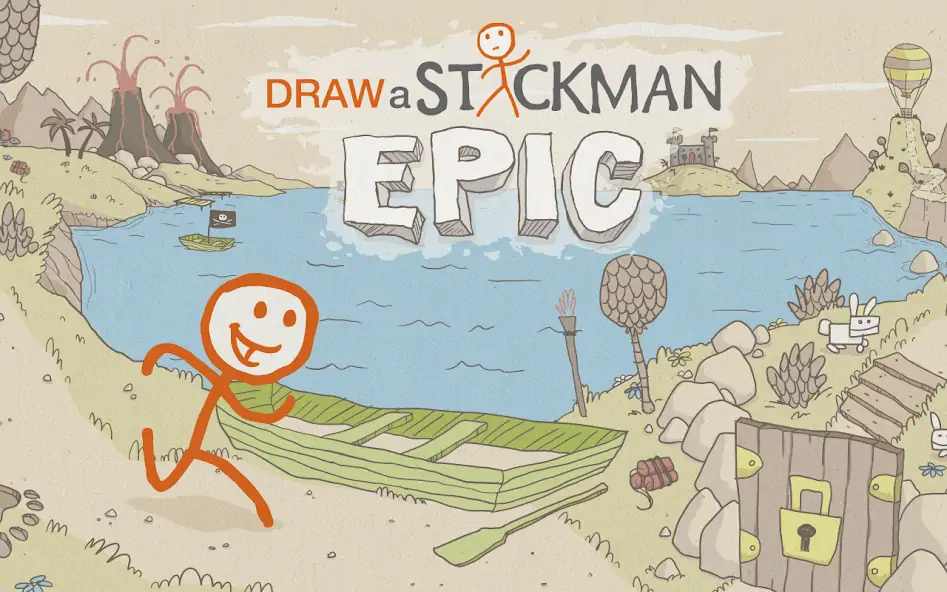 Скачать Draw a Stickman: EPIC Free [MOD Много денег] на Андроид