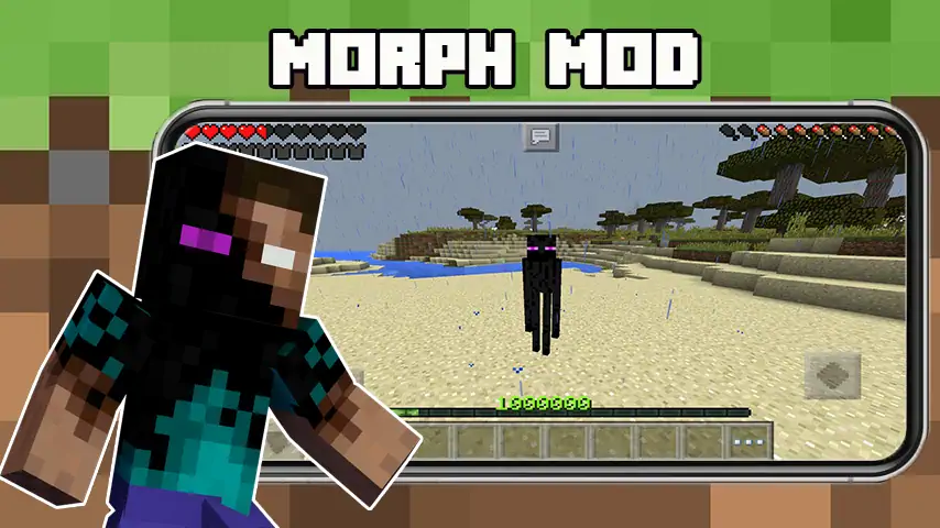 Скачать Morph Mod for Minecraft PE [MOD Бесконечные монеты] на Андроид