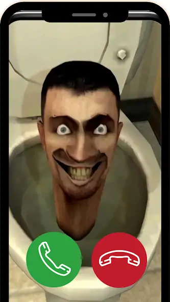 Скачать Skibidi Toilet fake call [MOD Много денег] на Андроид