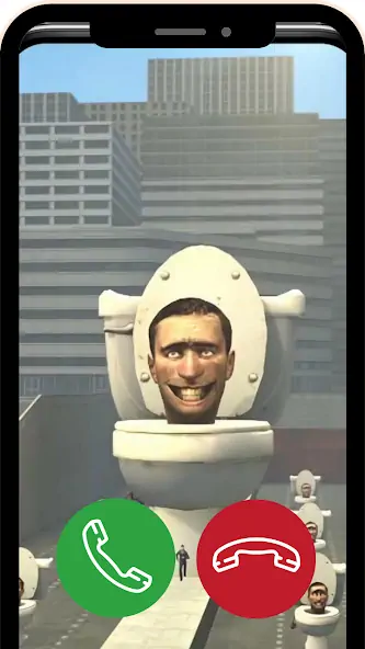 Скачать Skibidi Toilet fake call [MOD Много денег] на Андроид