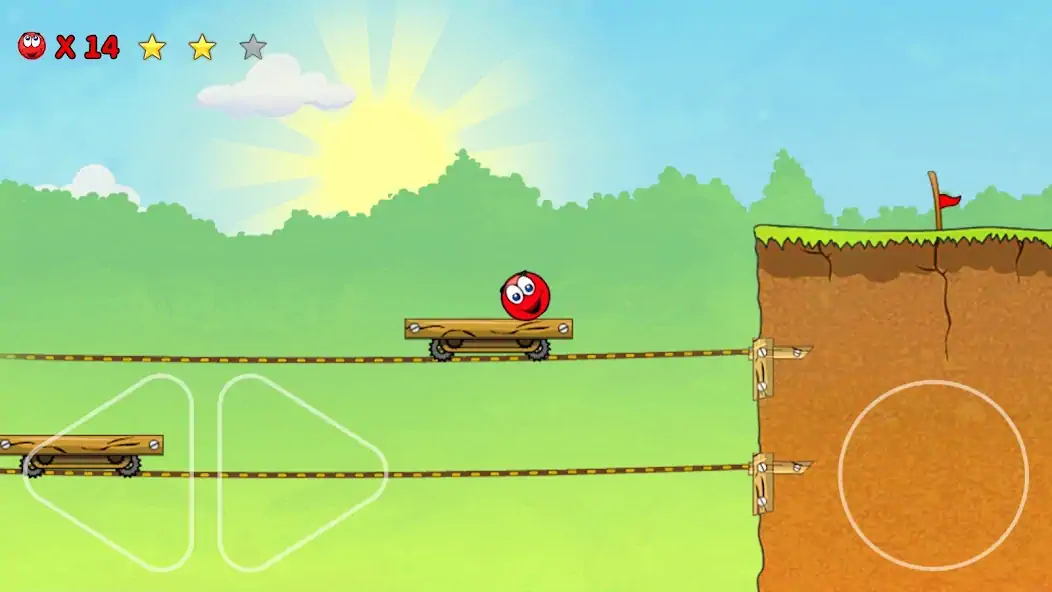 Скачать Red Ball 3: прыгающий Красный [MOD Много денег] на Андроид