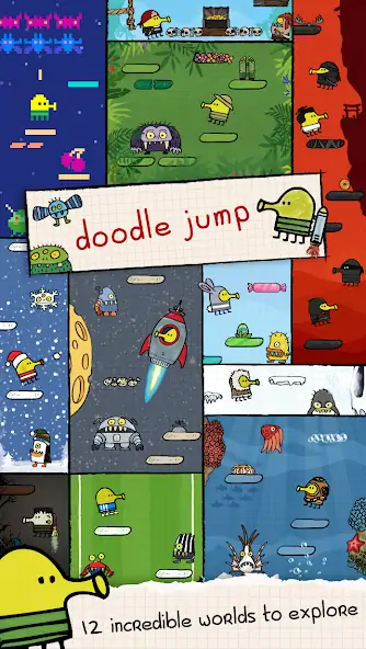 Скачать Doodle Jump [MOD Бесконечные монеты] на Андроид