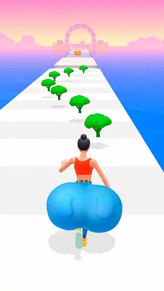 Скачать Twerk Race 3D－тверк-батл игра [MOD Много монет] на Андроид