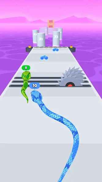 Скачать Snake Run Race: Змейка-бегалка [MOD Бесконечные монеты] на Андроид