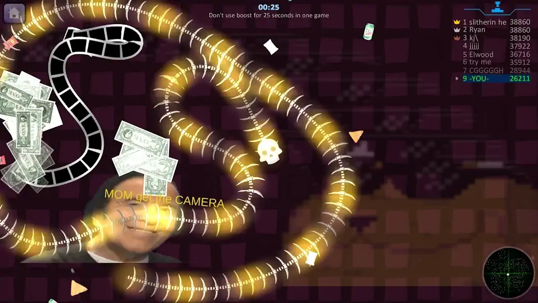 Скачать Змейка.io Worms vs Snake Zone [MOD Бесконечные деньги] на Андроид