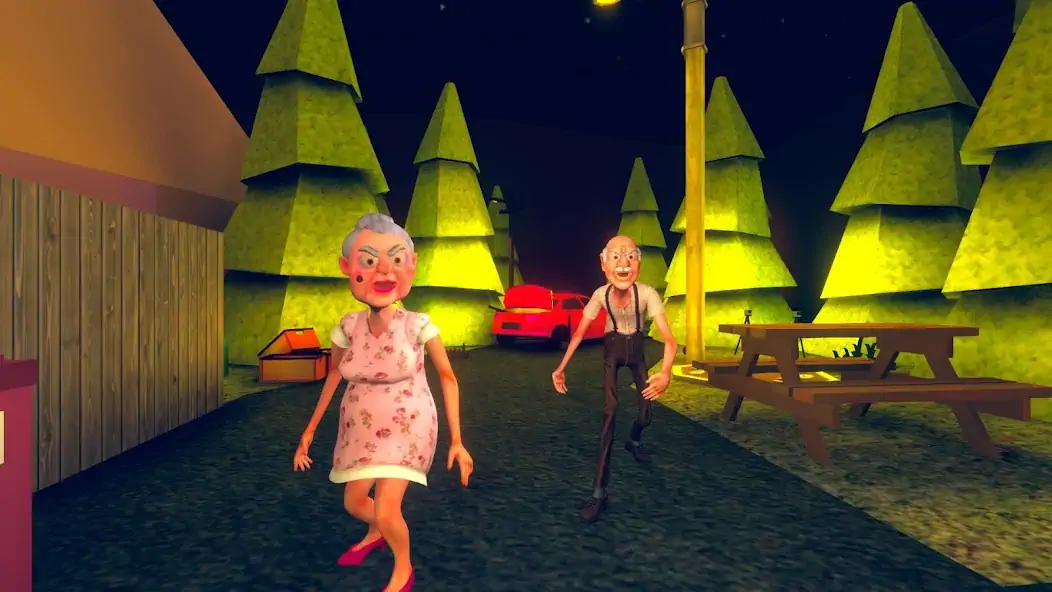 Скачать Grandpa And Granny Two Hunters [MOD Много монет] на Андроид