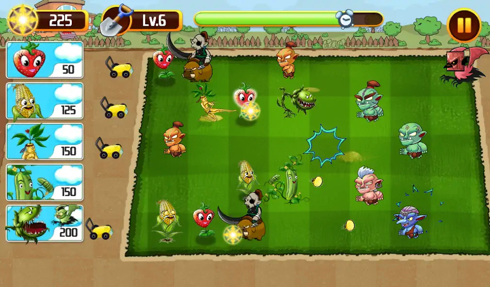 Скачать Plants vs Goblins 4 [MOD Много денег] на Андроид
