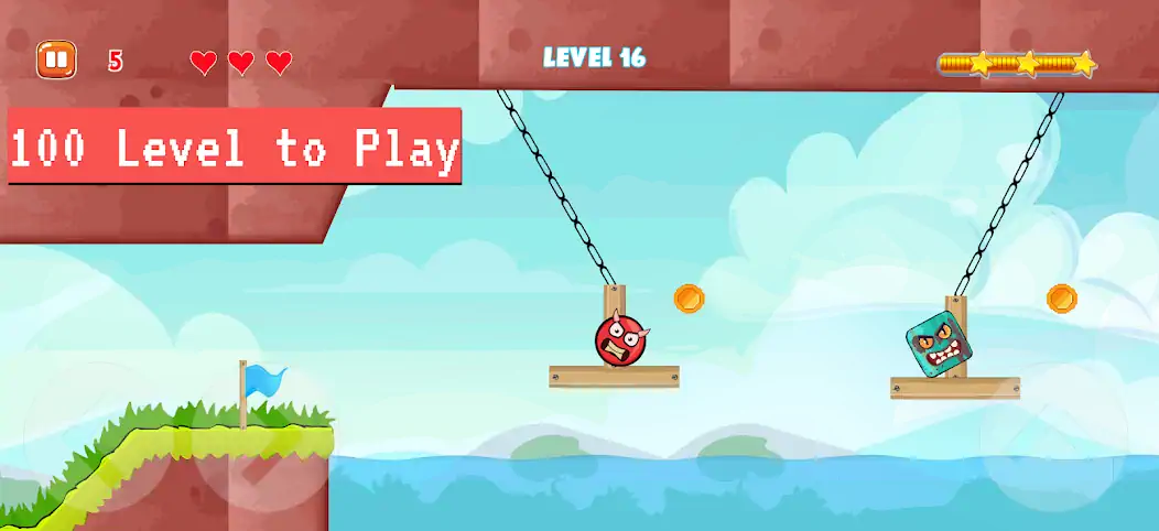 Скачать Red Bounce Ball 4: Ball Games [MOD Много денег] на Андроид