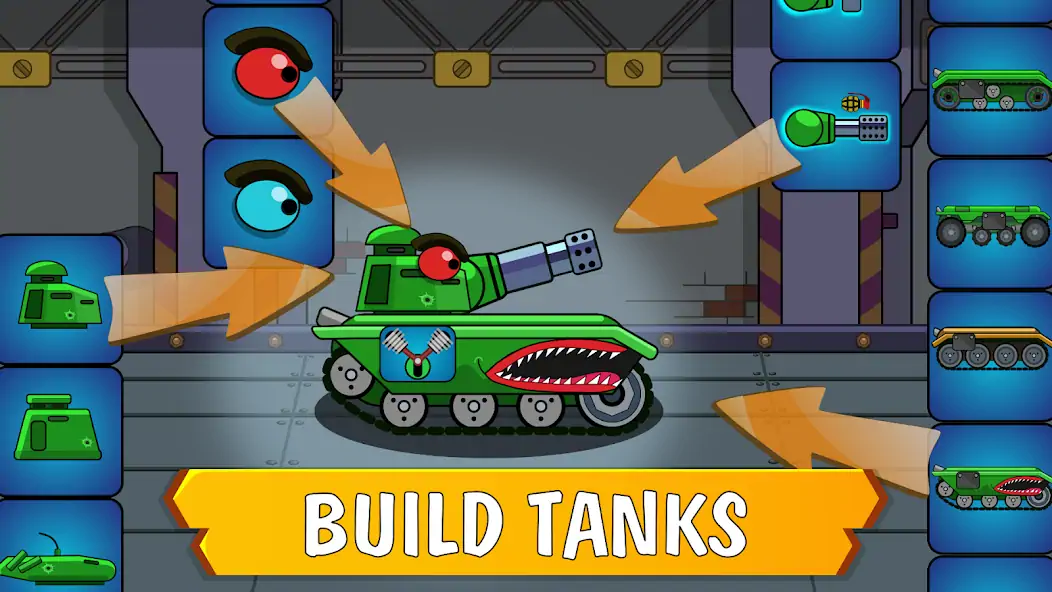 Скачать TankCraft: Танковая битва [MOD Много монет] на Андроид