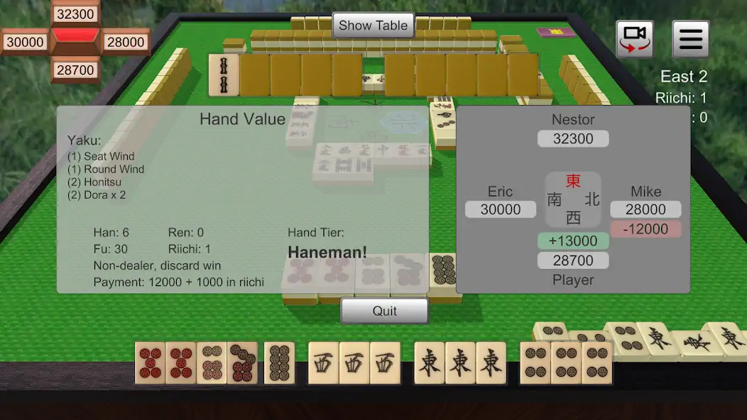 Скачать Riichi Mahjong [MOD Бесконечные монеты] на Андроид