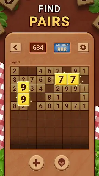Скачать Woodber - Number Match Game [MOD Много монет] на Андроид