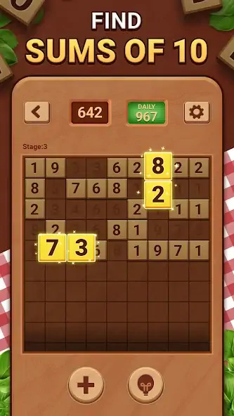 Скачать Woodber - Number Match Game [MOD Много монет] на Андроид