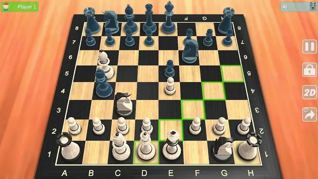 Скачать Шахматный Мастер 3D [MOD Много монет] на Андроид