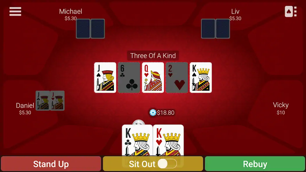 Скачать WiFi Poker Room - Texas Holdem [MOD Много денег] на Андроид