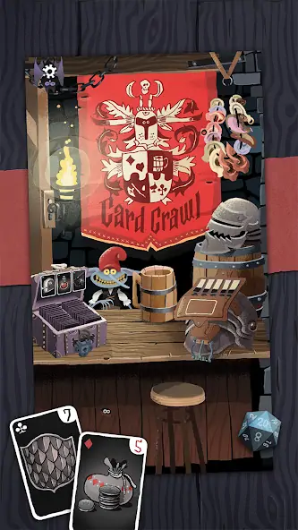 Скачать Card Crawl [MOD Много монет] на Андроид