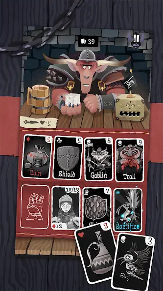 Скачать Card Crawl [MOD Много монет] на Андроид