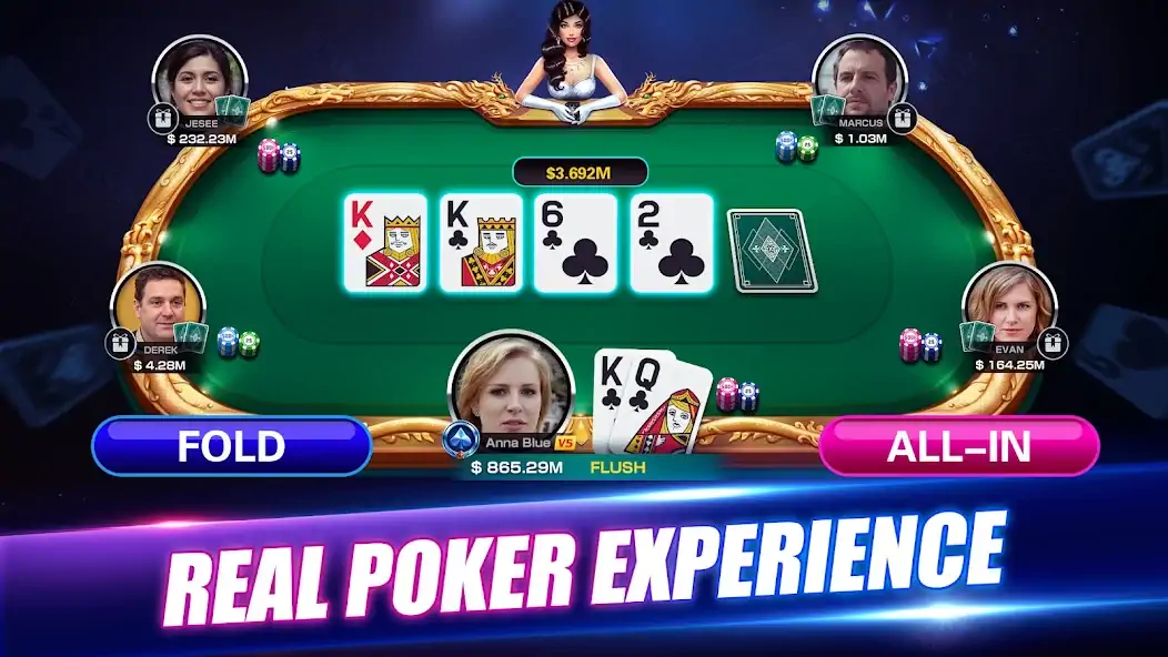 Скачать Winning Poker™ - Texas Holdem [MOD Бесконечные монеты] на Андроид