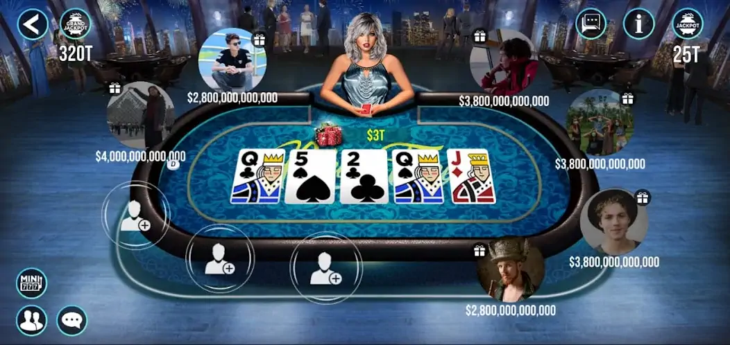 Скачать POKER FAME [MOD Много денег] на Андроид
