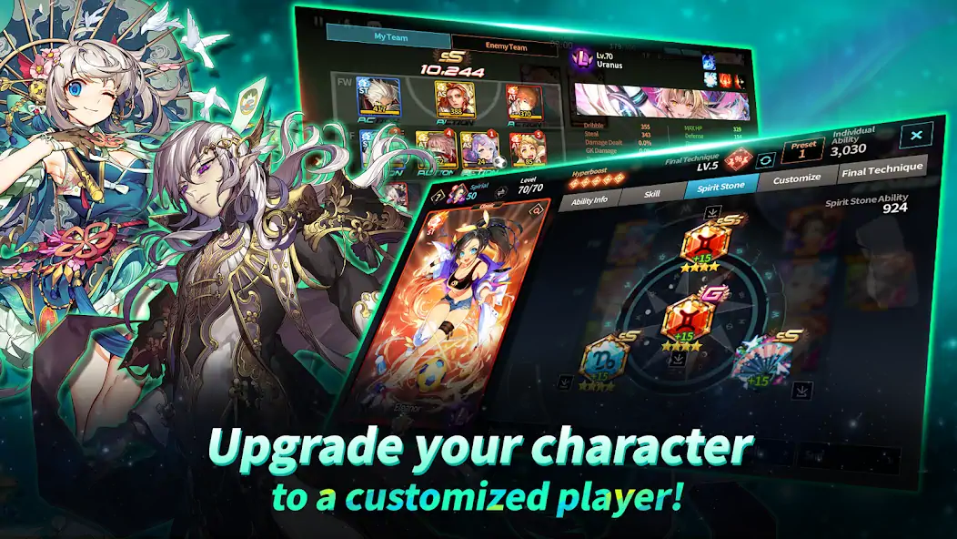 Скачать Soccer Spirits [MOD Много монет] на Андроид