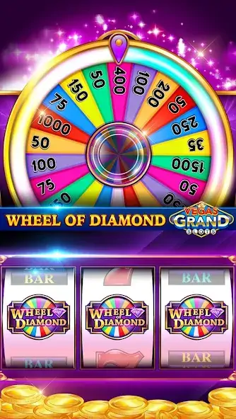 Скачать Vegas Grand Slots:Casino Games [MOD Много монет] на Андроид