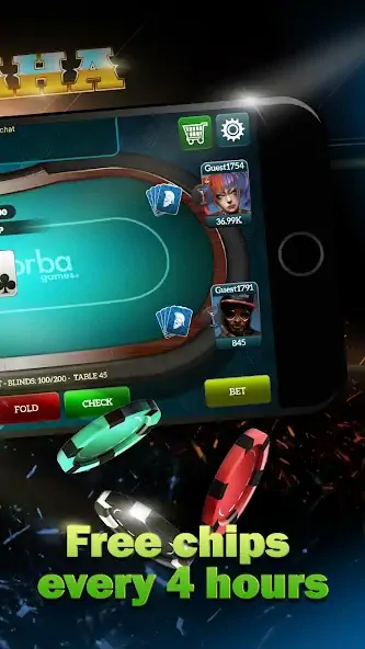 Скачать Live Poker Tables–Texas holdem [MOD Много монет] на Андроид