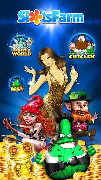 Скачать Slots Farm [MOD Бесконечные деньги] на Андроид