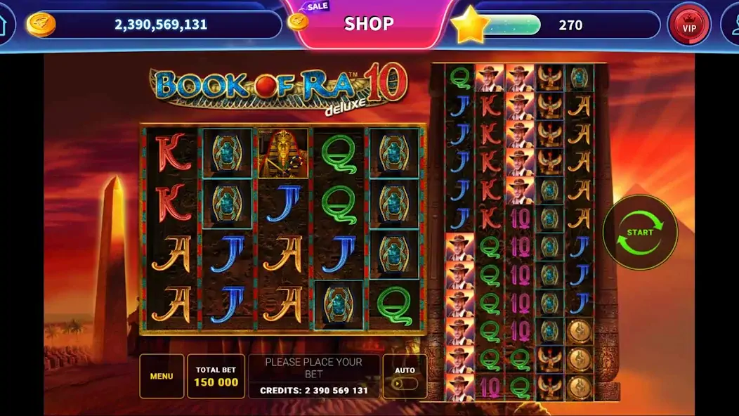 Скачать Book of Ra™ Deluxe Slot [MOD Бесконечные монеты] на Андроид