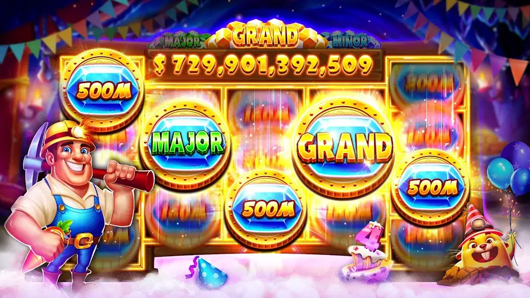 Скачать Jackpot Wins - Slots Casino [MOD Много денег] на Андроид