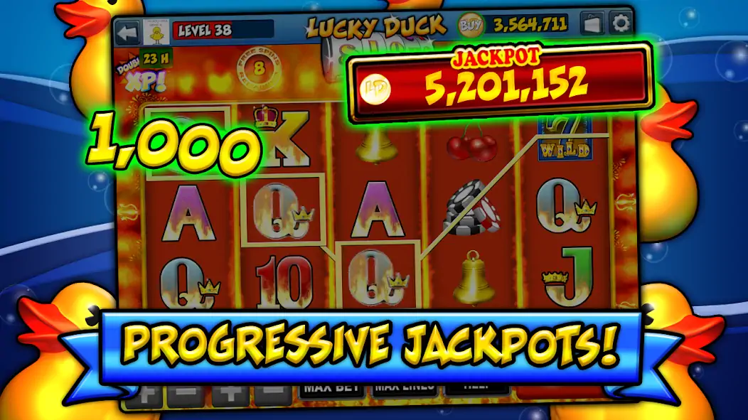 Скачать Lucky Duck Slots [MOD Бесконечные деньги] на Андроид