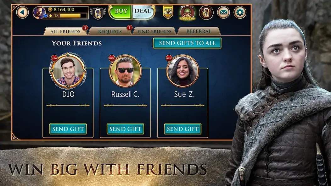 Скачать Game of Thrones Slots Casino [MOD Бесконечные монеты] на Андроид