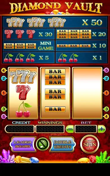Скачать Diamond Vault Slots - Vegas [MOD Бесконечные монеты] на Андроид