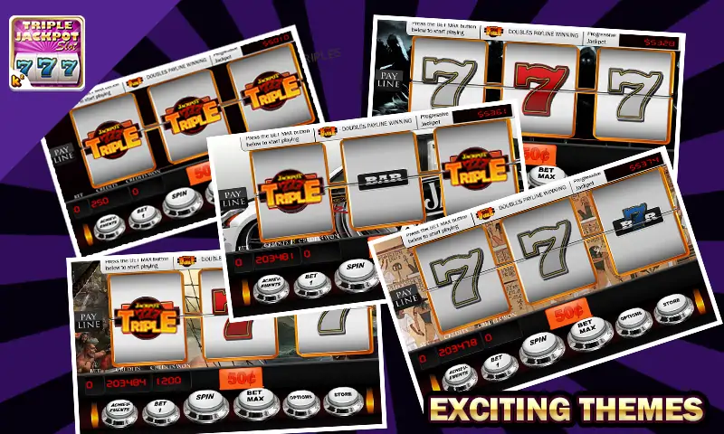 Скачать Triple Jackpot - Slot Machine [MOD Бесконечные монеты] на Андроид
