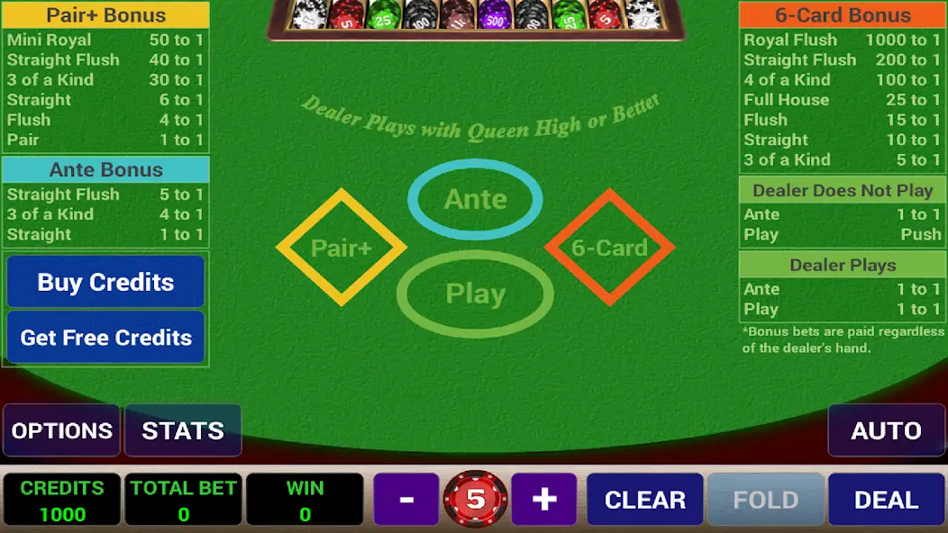 Скачать Ace 3-Card Poker [MOD Много монет] на Андроид