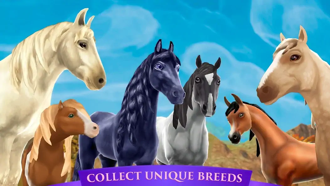 Скачать Horse Riding Tales: Дикий пони [MOD Много денег] на Андроид