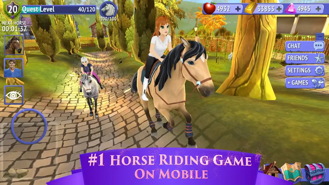 Скачать Horse Riding Tales: Дикий пони [MOD Много денег] на Андроид